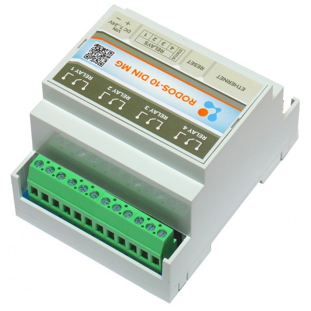 Ethernet реле на DIN рейку RODOS-10 DIN MG