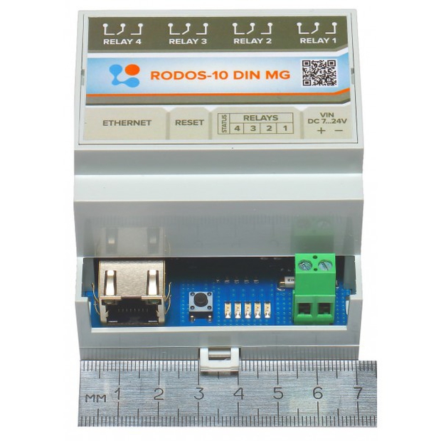 Ethernet реле на DIN рейку RODOS-10 DIN MG