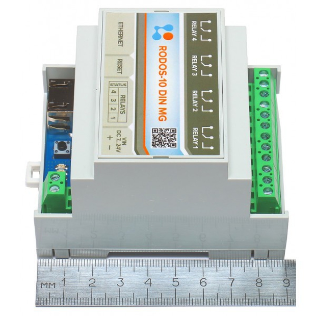 Ethernet реле на DIN рейку RODOS-10 DIN MG