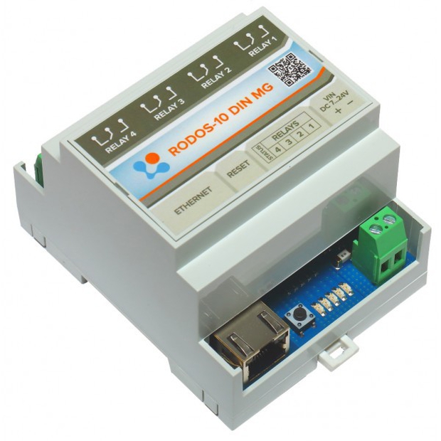 Ethernet реле на DIN рейку RODOS-10 DIN MG